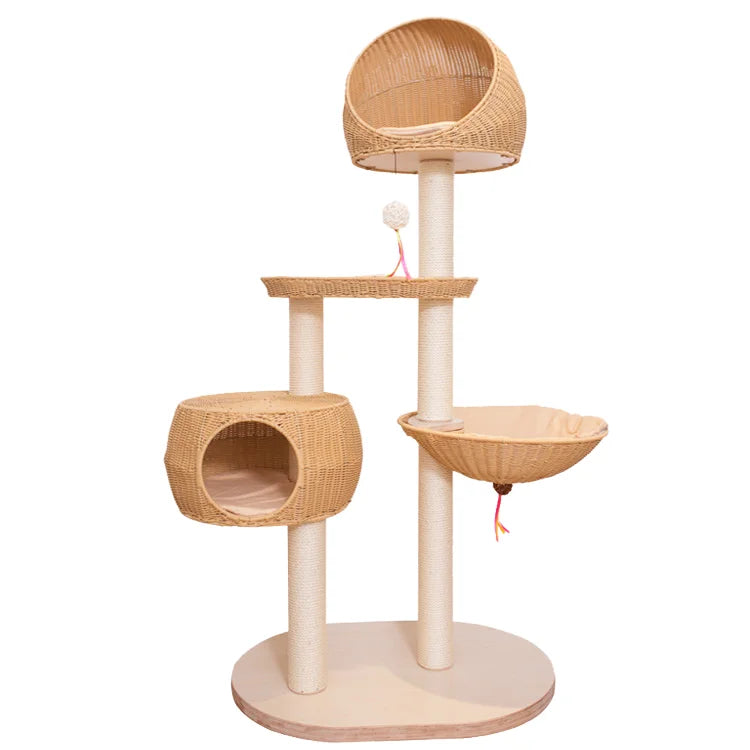 Modern Cat Tree Tower for Indoor Cats