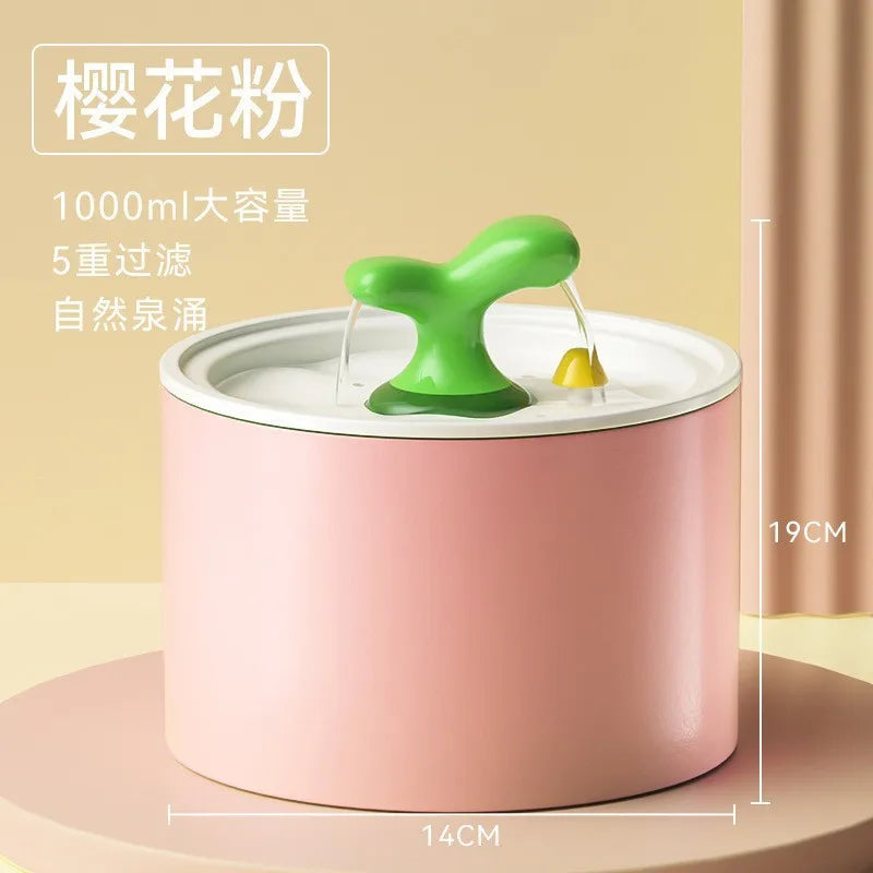 Ceramic Cat Water Fountain 1L