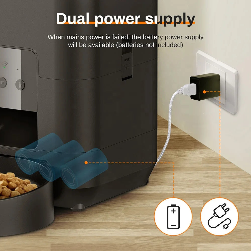 Automatic Pet Feeder with Camera