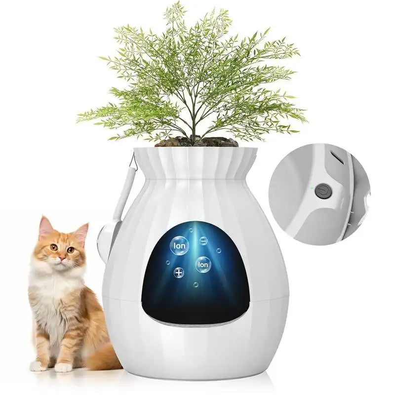 Smart Enclosed Cat Litter Box