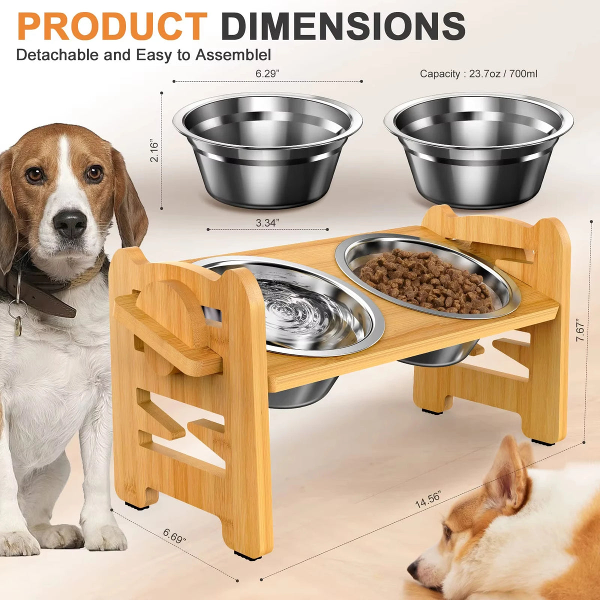 Elevated Dog Bowl Stand