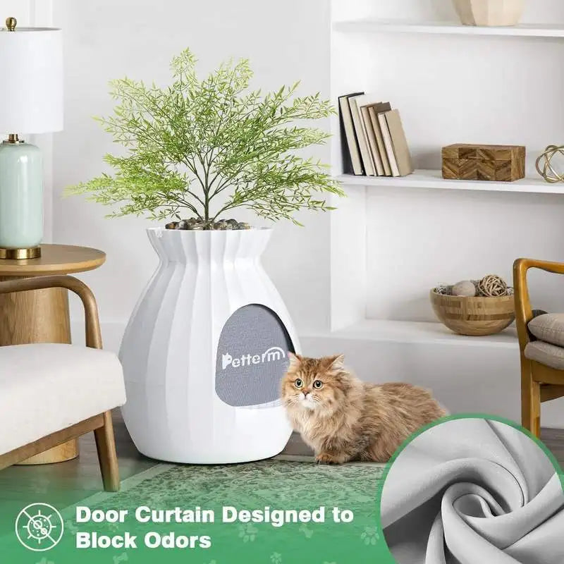 Smart Enclosed Cat Litter Box