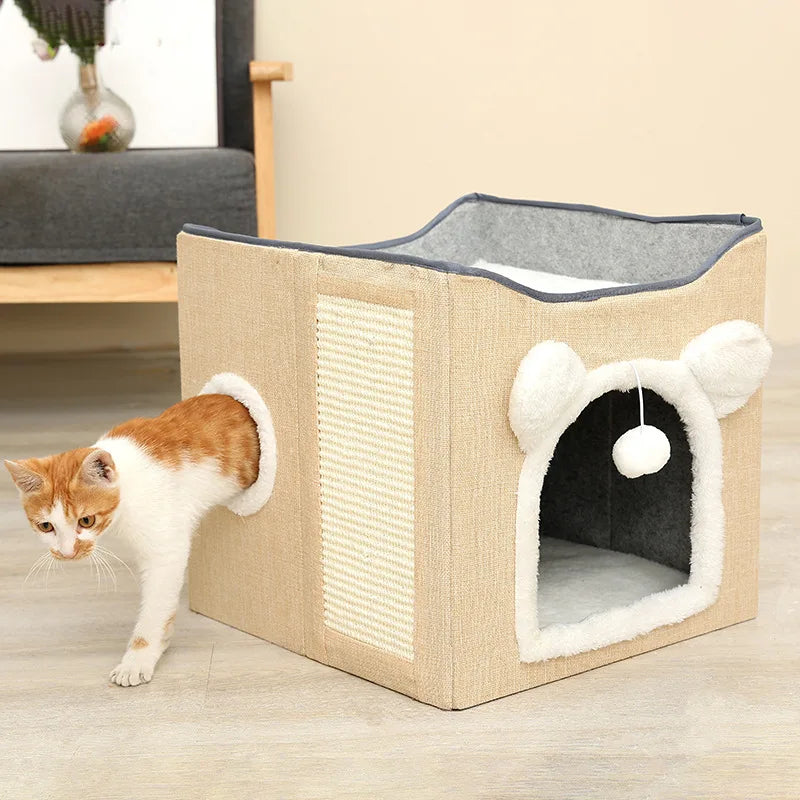 Cozy Cat Cave Bed