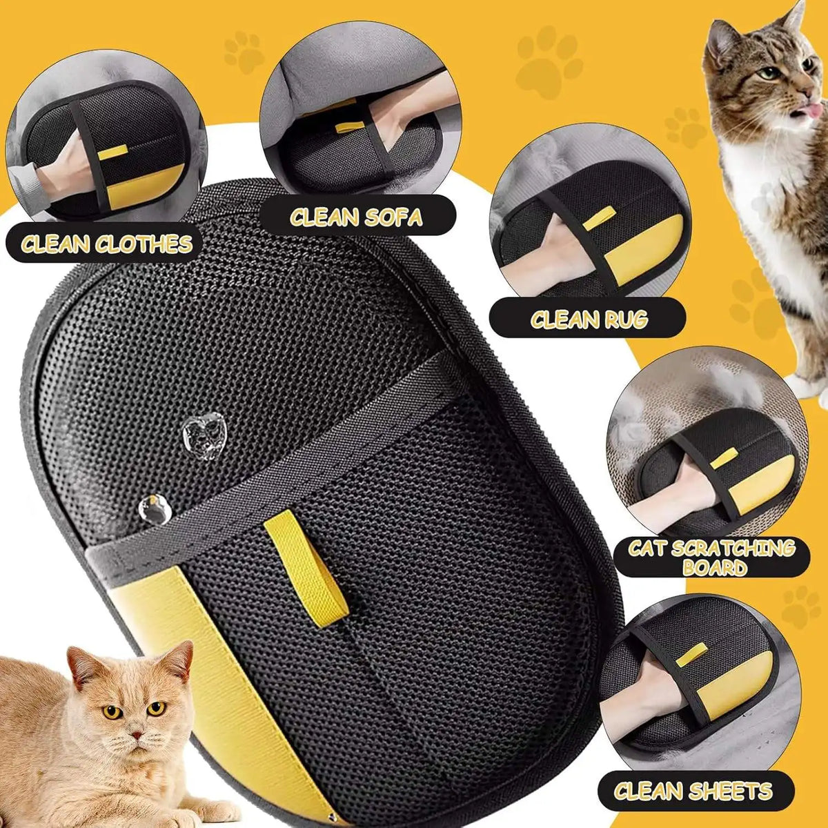 Pet Hair Remover Gloves