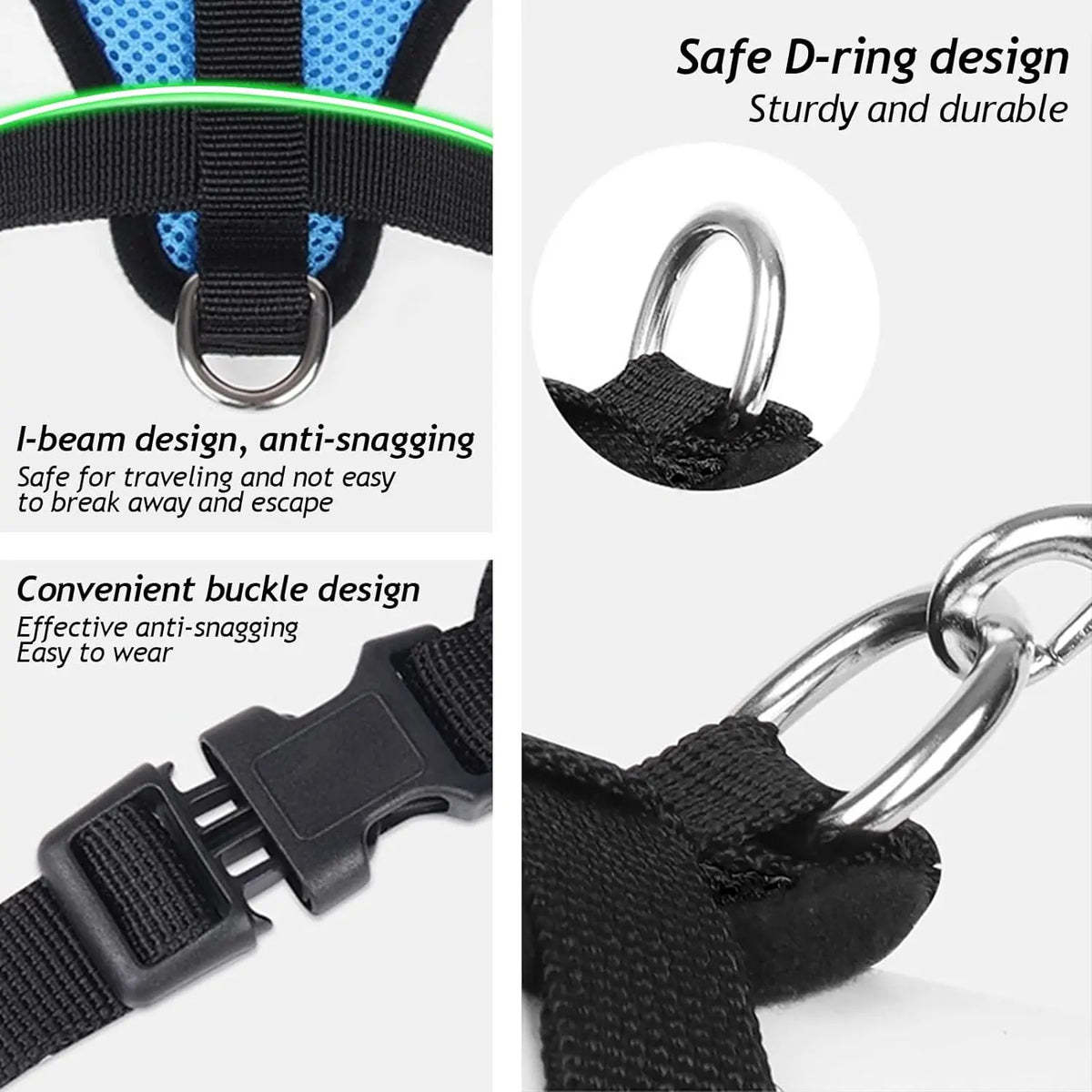 No-Pull Dog Harness with Leash Set
