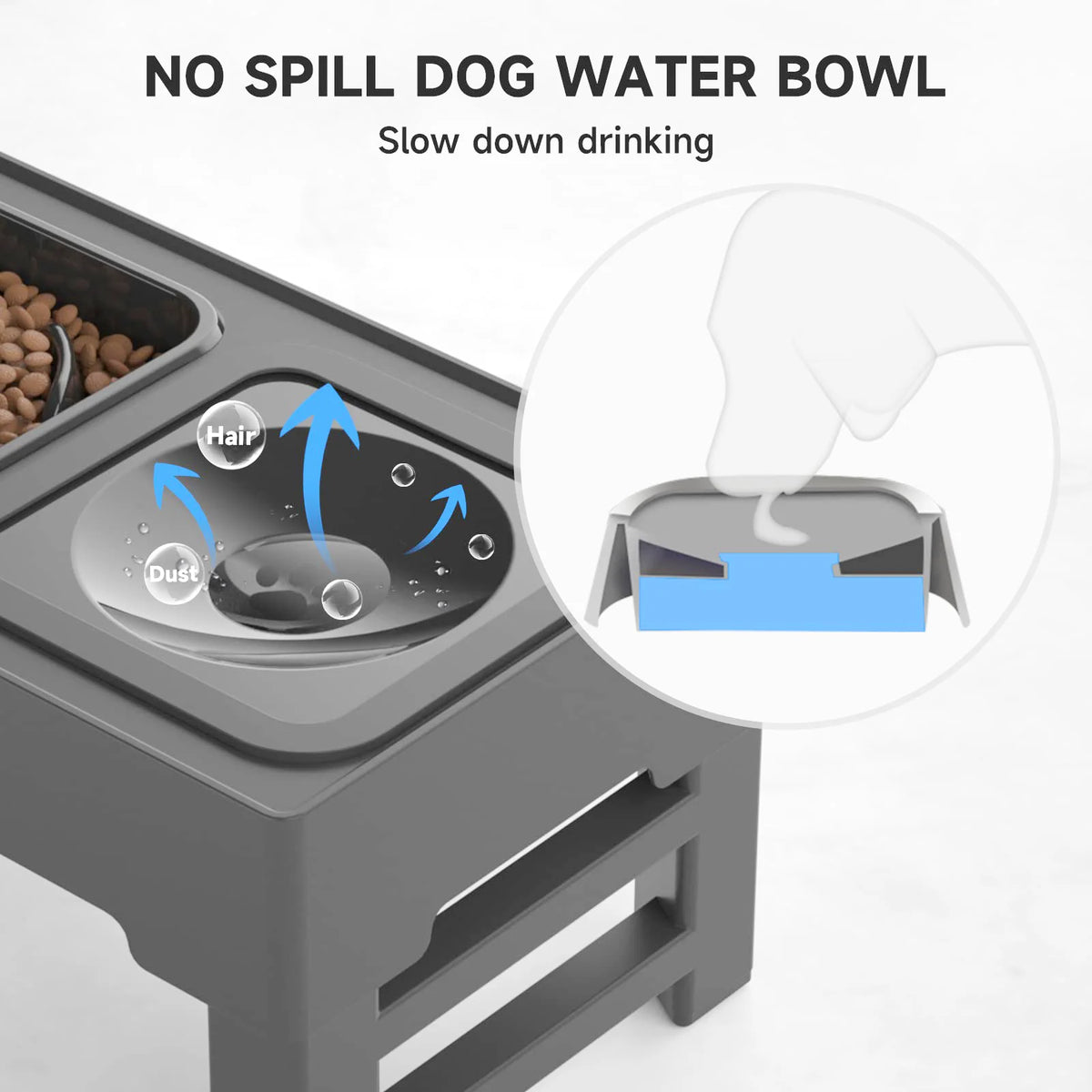 Elevated Dog Bowls with Stand
