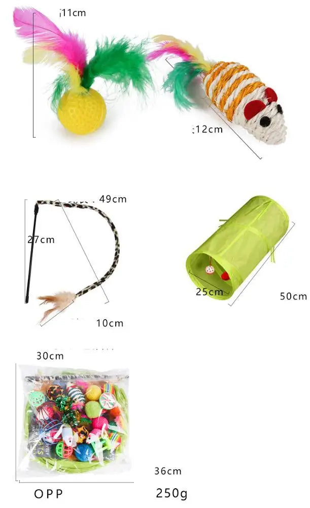 Interactive Cat Toys Set