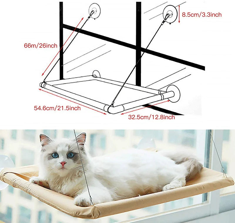 Cat Hammock Wall Perch