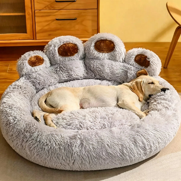 Orthopedic Dog Bed for Large Dogs – Washable Memory Foam Couch Bed with Anti-Slip Bottom & Supportive Bolster for Senior & Arthritic Dogs | Pawsquare