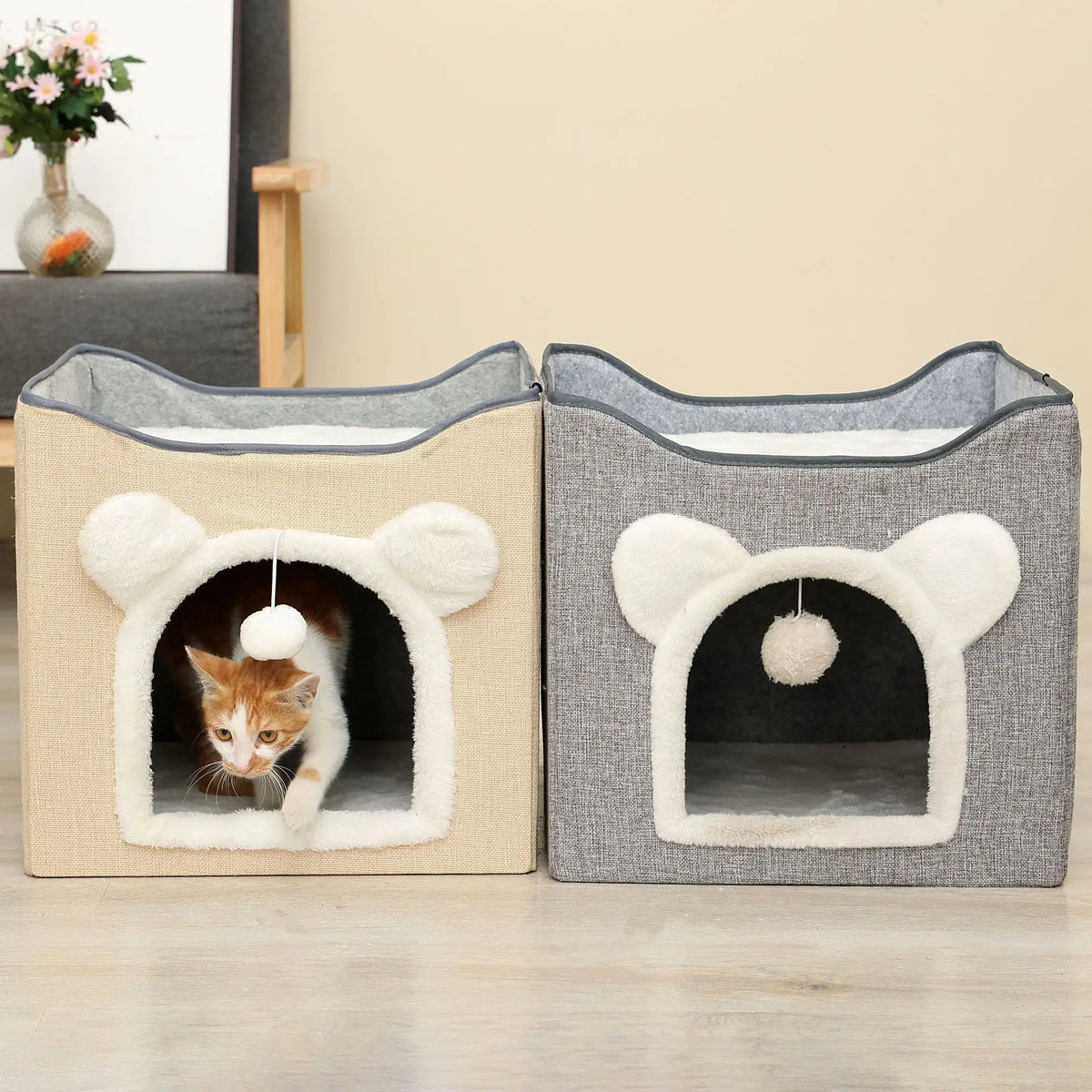 Cozy Cat Cave Bed