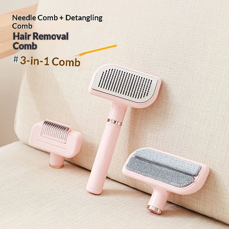 Self-Cleaning Dog Brush
