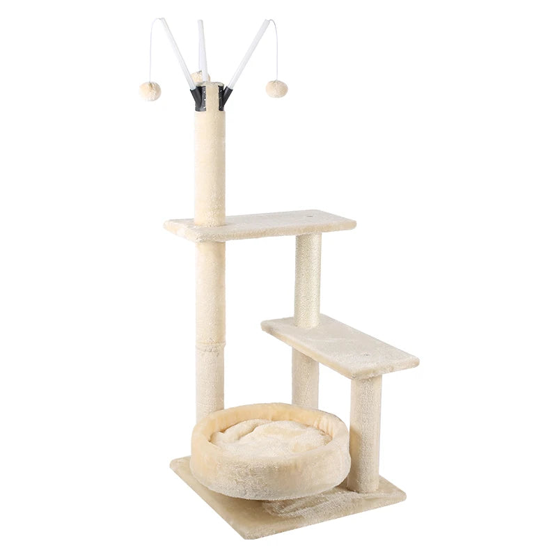Modern Cat Tree Tower for Indoor Cats