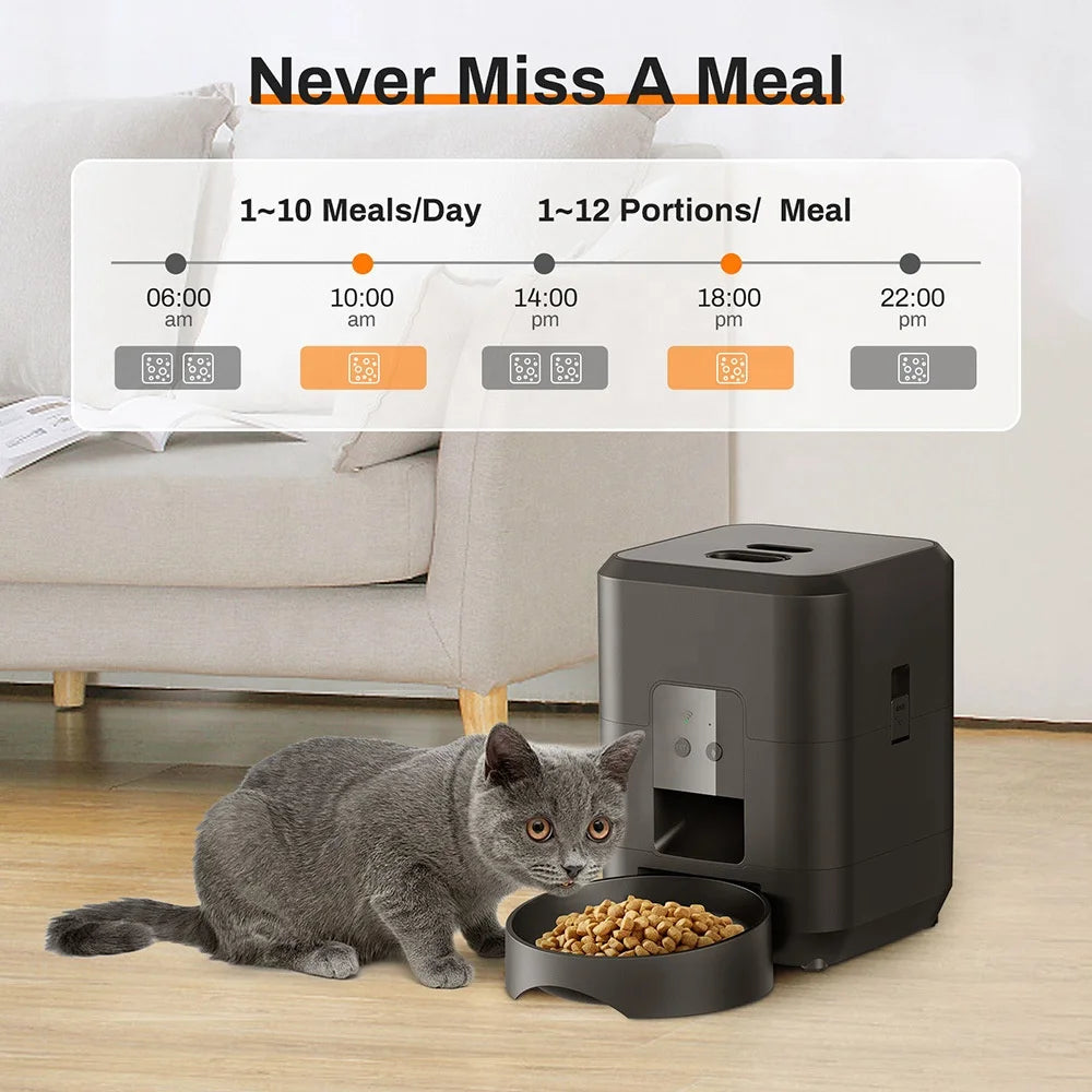 Automatic Pet Feeder with Camera