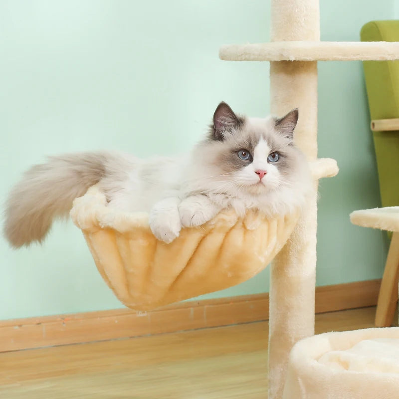 Modern Cat Tree Tower for Indoor Cats