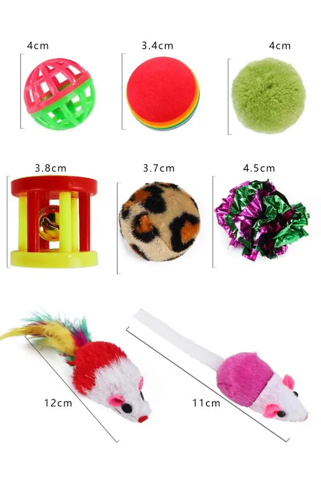 Interactive Cat Toys Set