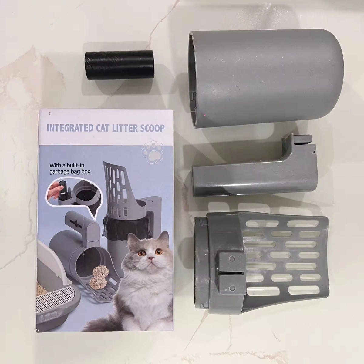 Cat Litter Scoop with Holder