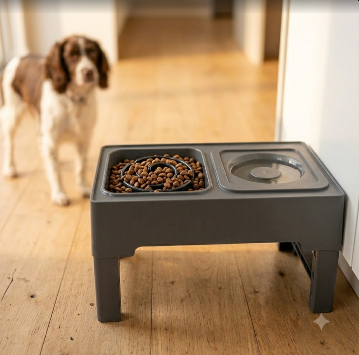 Elevated Dog Bowls with Stand